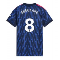 Maglia Calcio Arsenal Martin Odegaard #8 Seconda Divisa Donna 2025-26 Manica Corta